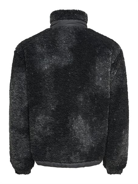 ONSTHOR SHERPA JACKET OTW grey pinstripe