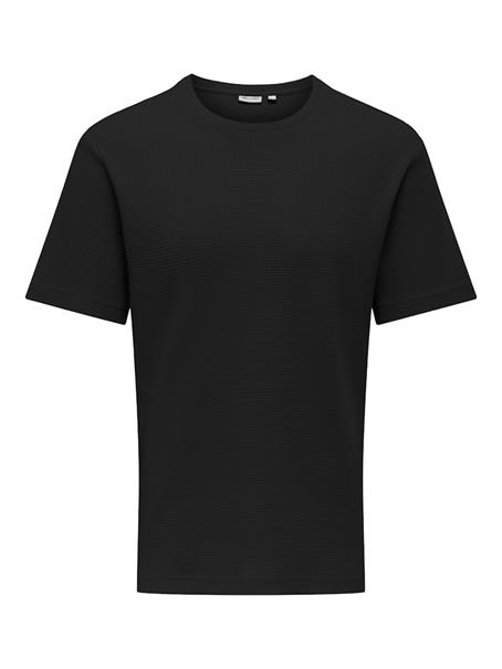 ONSTOBIE REG SS TEE NOOS black