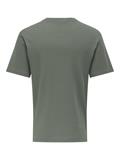 ONSTOBIE REG SS WAFFLE TEE NOOS castor gray