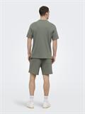 ONSTOBIE REG SS WAFFLE TEE NOOS castor gray