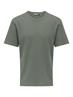 ONSTOBIE REG SS WAFFLE TEE NOOS castor gray