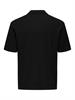 ONSTONY REG 12 SS WAFFLE POLO KNIT black