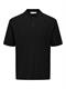 ONSTONY REG 12 SS WAFFLE POLO KNIT black