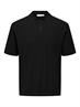 ONSTONY REG 12 SS WAFFLE POLO KNIT black