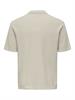 ONSTONY REG 12 SS WAFFLE POLO KNIT moonstruck