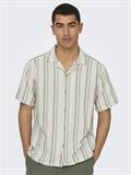 ONSTREV LIFE REG STRIPE SS SHIRT NOOS seagrass