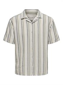 ONSTREV LIFE REG STRIPE SS SHIRT NOOS seagrass