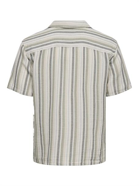 ONSTREV LIFE REG STRIPE SS SHIRT NOOS seagrass