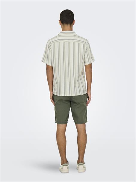 ONSTREV LIFE REG STRIPE SS SHIRT NOOS seagrass