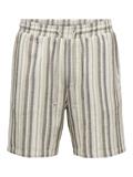 ONSTREV LIFE REG STRU STRIPE SHORTS NOOS gardenia