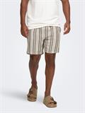 ONSTREV LIFE REG STRU STRIPE SHORTS NOOS gardenia