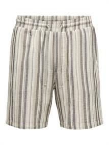 ONSTREV LIFE REG STRU STRIPE SHORTS NOOS gardenia