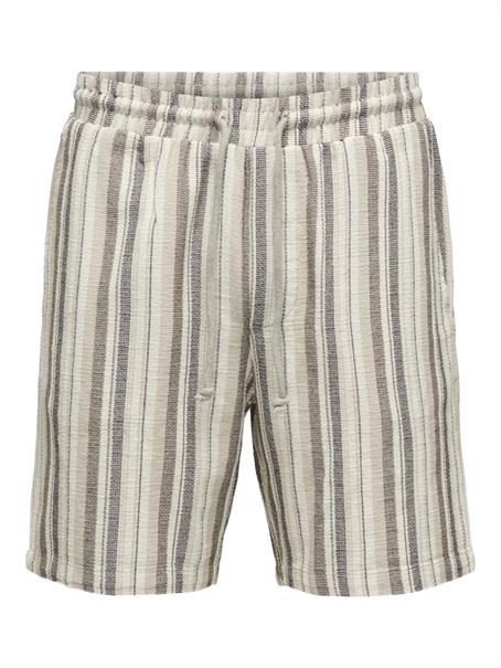 ONSTREV LIFE REG STRU STRIPE SHORTS NOOS gardenia