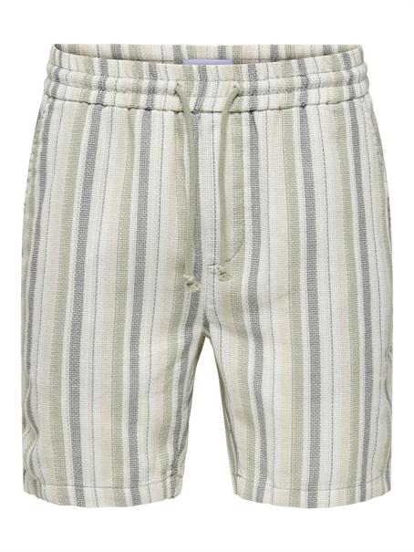 ONSTREV LIFE REG STRU STRIPE SHORTS NOOS seagrass