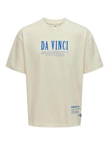 ONSVINCI LIFE LIC OVZ SS TEE antique white