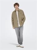 ONSWALEED CORDUROY OVERSHIRT 0345 NOOS chinchilla