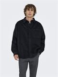 ONSWALEED CORDUROY OVERSHIRT 0345 NOOS jet black