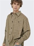 ONSWALEED CORDUROY OVERSHIRT 0345 VD chinchilla