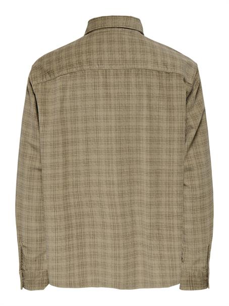 ONSWALEED CORDUROY OVERSHIRT 0345 VD chinchilla