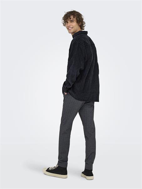 ONSWALEED CORDUROY OVERSHIRT 0345 VD jet black