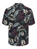 ONSWAYNE LIFE AOP SS VISCOSE SHIRT NOOS black