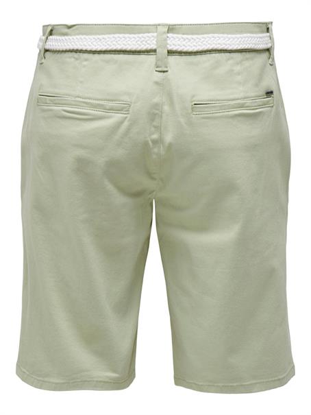 ONSWILL CHINO SHORTS BELT PK 6557 swamp