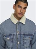 ONSWILSON SHERPA DBTINT 0970 DNM JACKET dark blue denim