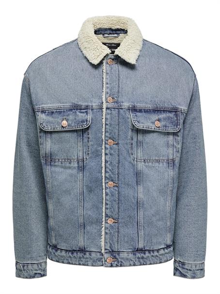 ONSWILSON SHERPA DBTINT 0970 DNM JACKET dark blue denim