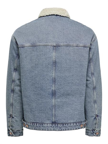 ONSWILSON SHERPA DBTINT 0970 DNM JACKET dark blue denim