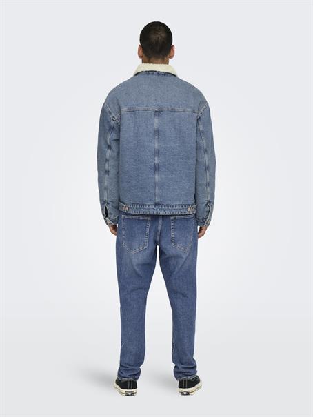 ONSWILSON SHERPA DBTINT 0970 DNM JACKET dark blue denim