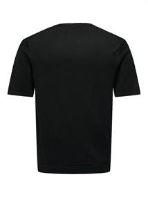 ONSWYLER LIFE REG 14 SS KNIT NOOS black
