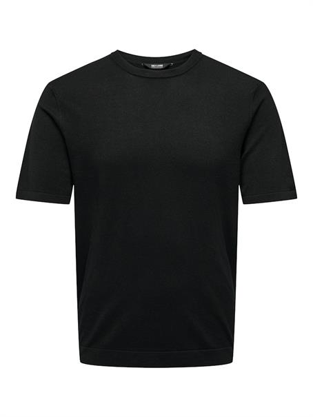 ONSWYLER LIFE REG 14 SS KNIT NOOS black