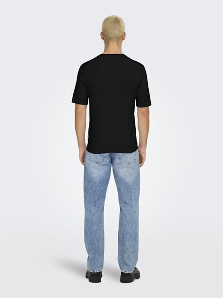 ONSWYLER LIFE REG 14 SS KNIT NOOS black