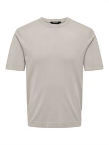ONSWYLER LIFE REG 14 SS KNIT NOOS silver lining