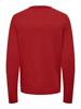 ONSXMAS REG 5 PLACEMENT CREW KNIT pompeian red1