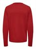 ONSXMAS REG 5 PLACEMENT CREW KNIT pompeian red1