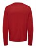 ONSXMAS REG 5 PLACEMENT CREW KNIT pompeian red2