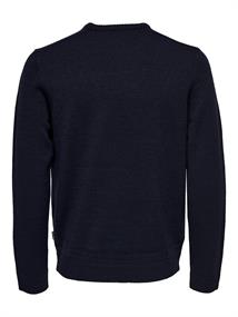 ONSXMAS REG FUNNY CREW KNIT dark navy