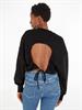 OPEN BACK CREW NECK ck black