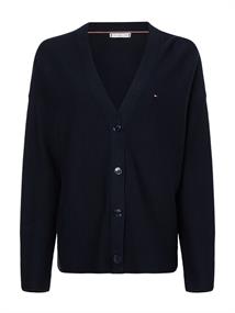 ORG CO TEXTURE V-NK CARDIGAN desert sky