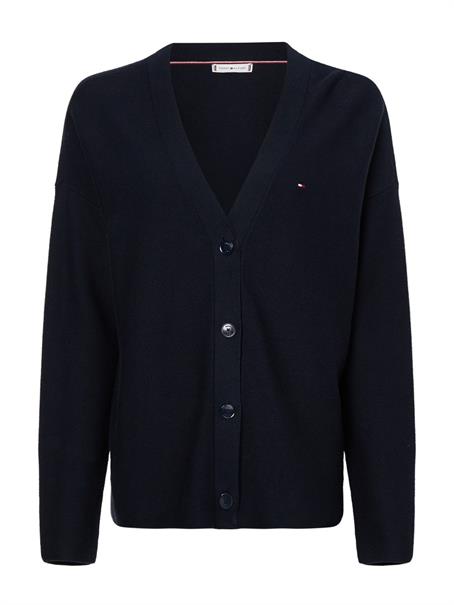 ORG CO TEXTURE V-NK CARDIGAN desert sky