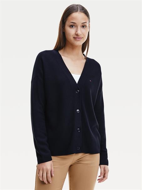 ORG CO TEXTURE V-NK CARDIGAN desert sky