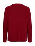 ORG CO TEXTURE V-NK CARDIGAN raspberry juice