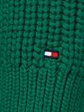 ORG COTTON BUTTON V-NK CARDIGAN courtside green