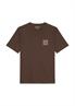 Organic Cotton-T-Shirt regular crimson brown