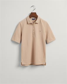 Original Piqué Poloshirt mit längerem Arm dry sand
