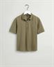 Original Piqué Poloshirt mit längerem Arm utility green