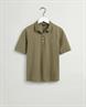 Original Piqué Poloshirt mit längerem Arm utility green