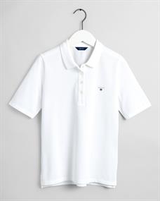 Original Piqué Poloshirt mit längerem Arm white