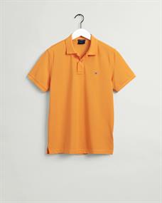 Original Regular Fit Piqué Poloshirt dahlia orange